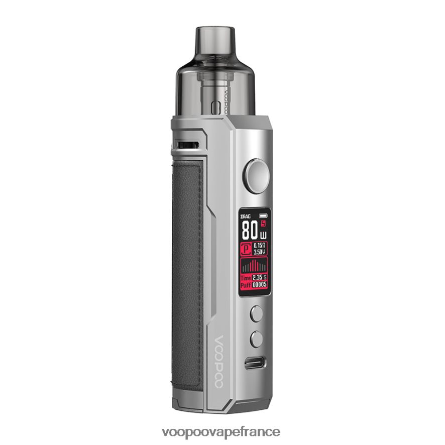 VOOPOO DRAG X kit de modules de dosettes argent et gris foncé - VOOPOO prix France 4BXRH180