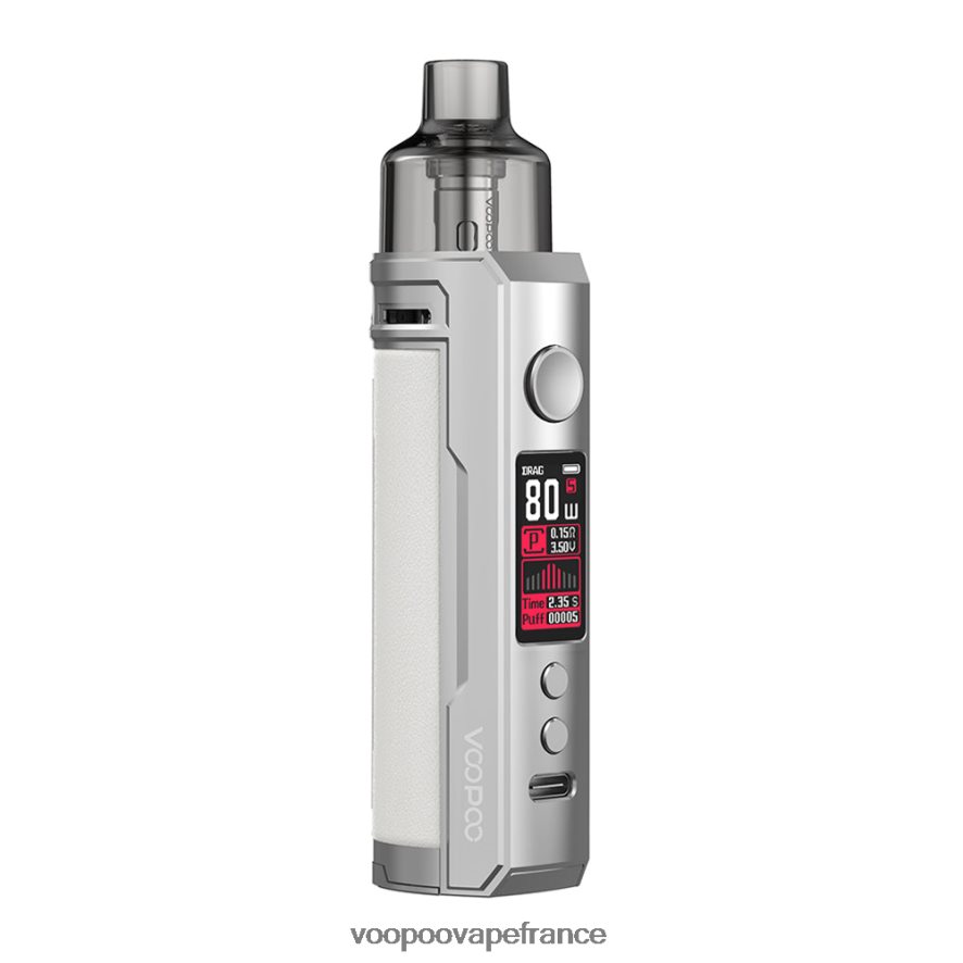 VOOPOO DRAG X kit de modules de dosettes blanc argenté - VOOPOO vape price 4BXRH177