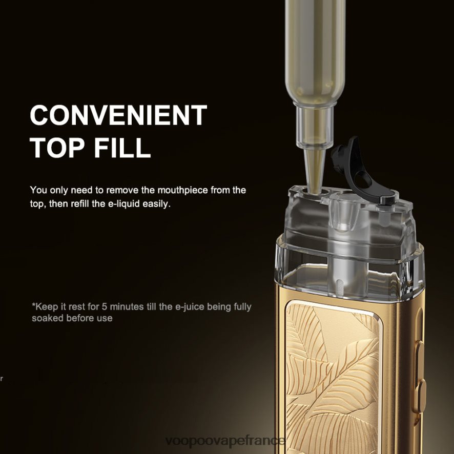 VOOPOO VINCI POD édition royale feuille d\'or - VOOPOO vape France 4BXRH343