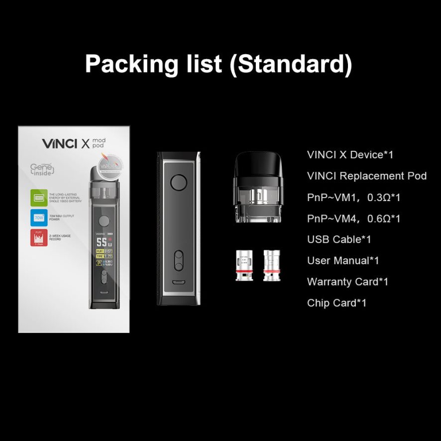 VOOPOO VINCI X kit de module de mod fibre de carbone - VOOPOO vape prix 4BXRH346